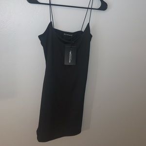 NWT PrettyLittleThing Black Bodycon Dress